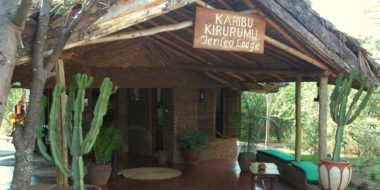 Kirurumu Manyara Lodge, Eingang