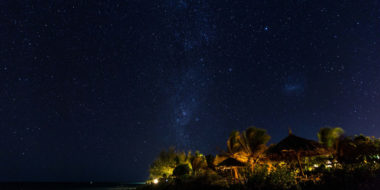 The Zanzibari Hotel, Nachthimmel über Sansibar