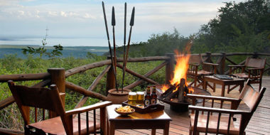 Kirurumu Manyara Lodge, Terrasse